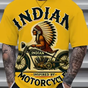 Indinsk Motorcykel XL (T-SHIRTS)